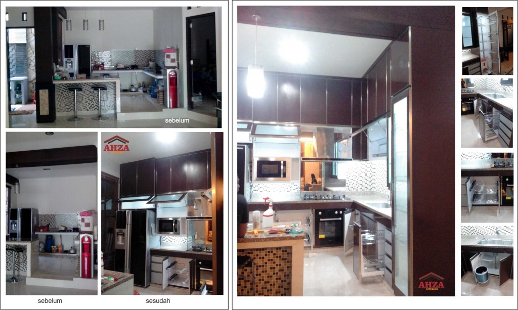 View Detail kitchen set ACP ibu Ayiek Gedong tengen Yogyakarta ... Design Interior